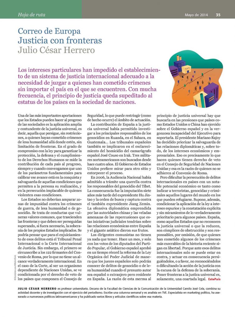 Julio César Herrero_ Artículos Sobre Sociedad